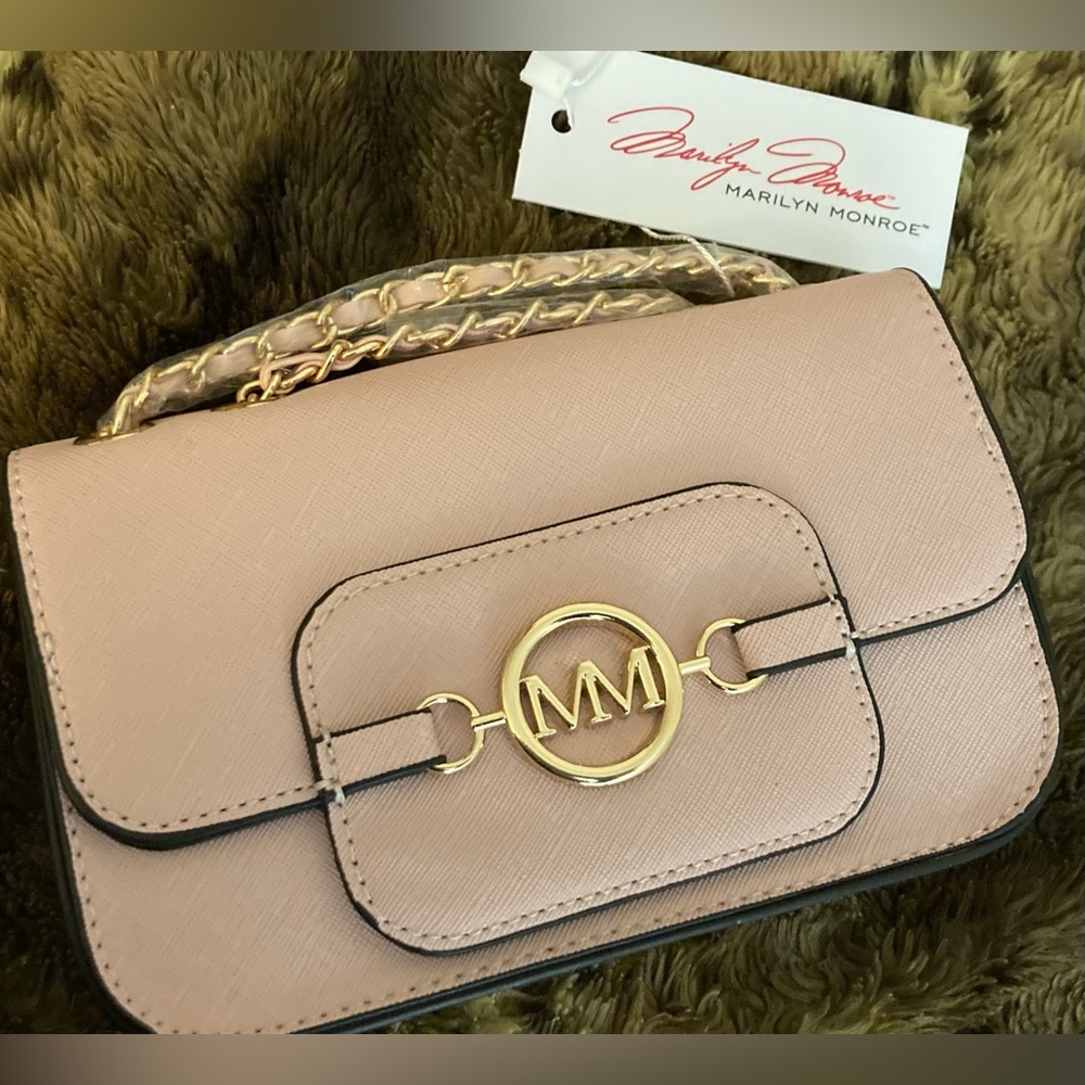 Marilyn Monroe Purse Long Chain Straps Evening Satchel Pocketbook NEW!